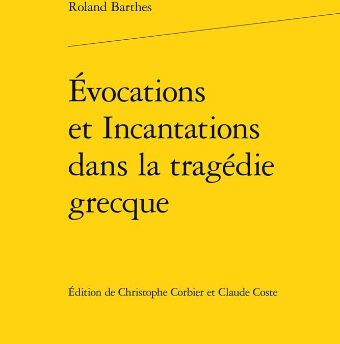 Edition du DEES de Barthes