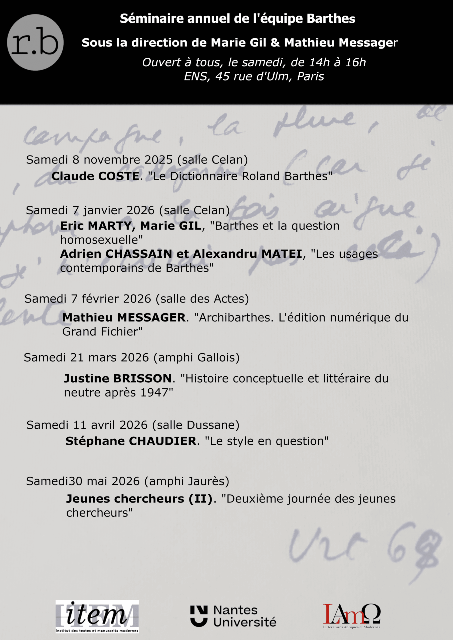 séminaire RB